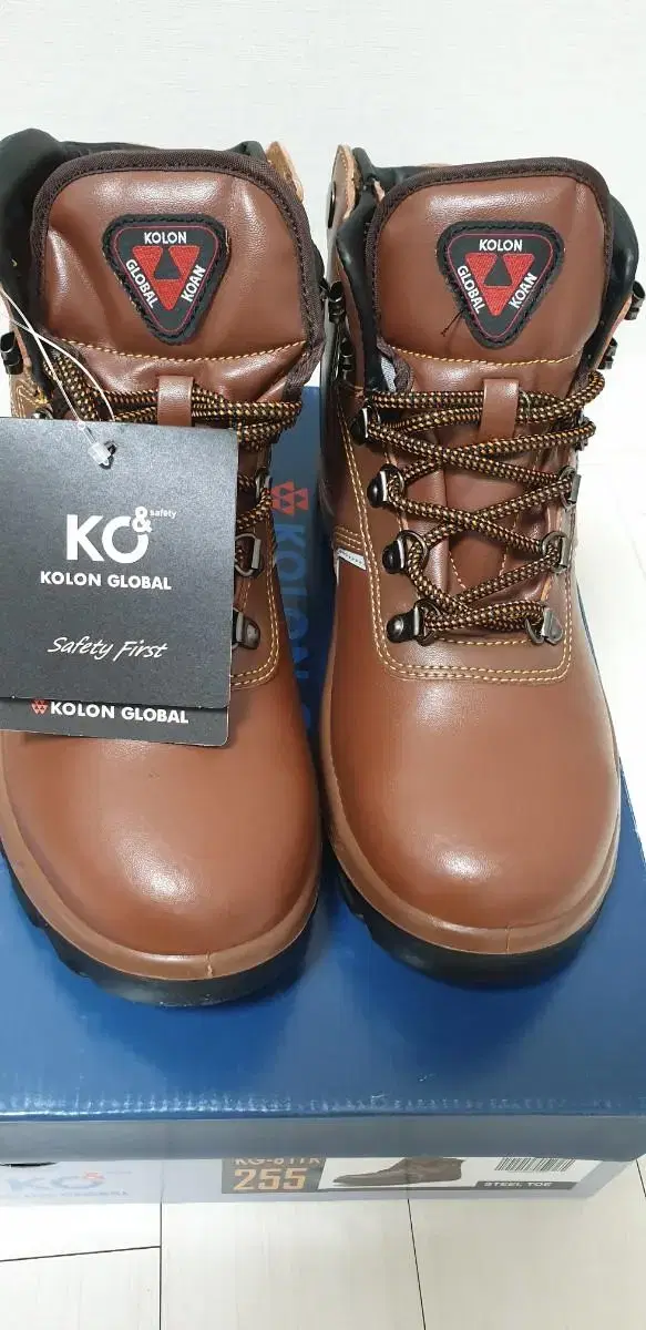 (새제품)코오롱 Kolon안전화 Steel Toe KG611K 255mm